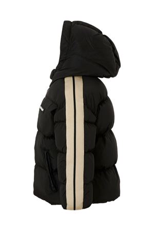 black polyester jacket PALM ANGELS KIDS | PBEJ001C99FAB0011003